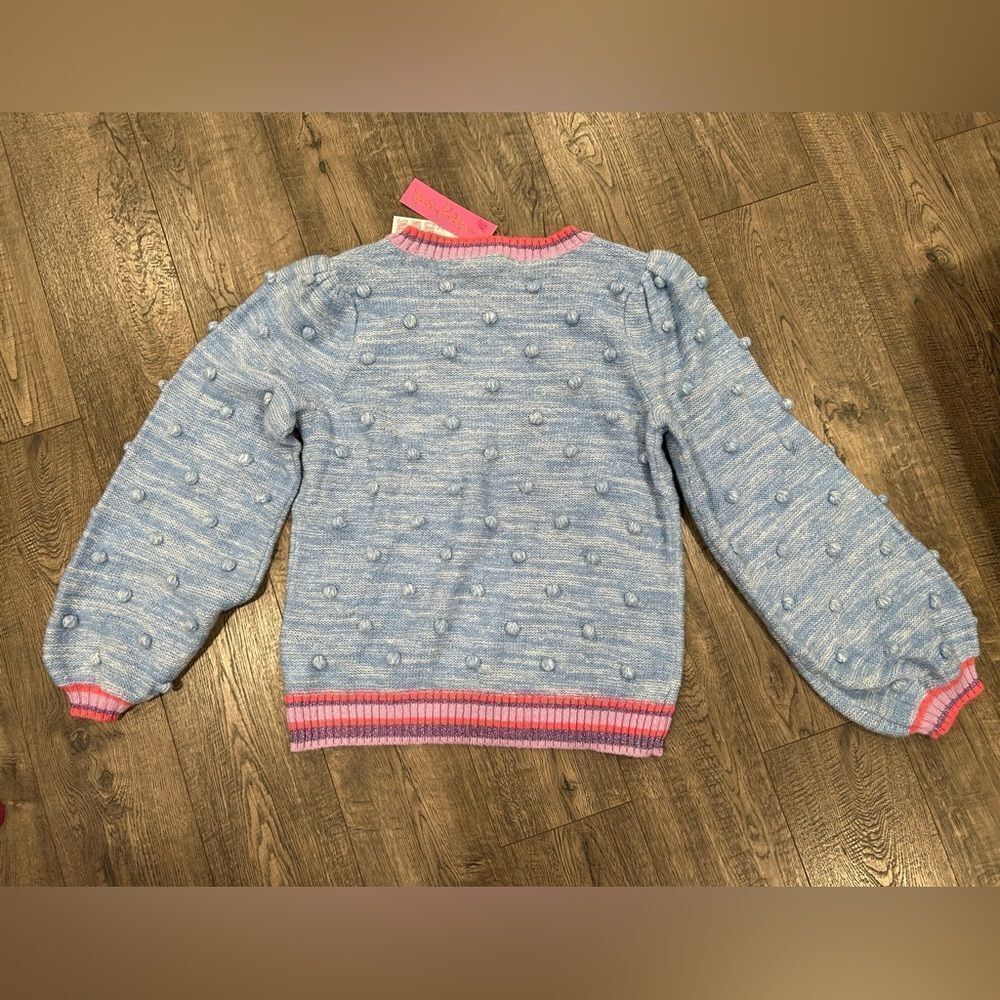 NWT LILLY PULITZER Blue VERNA SWEATER💘 - Picture 3 of 6